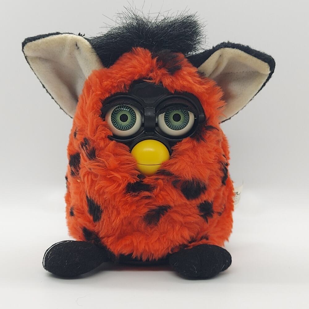 Furby Ladybug 1998 Vintage Red Black Tiger Electronics Tested Working 70-800 Y2K